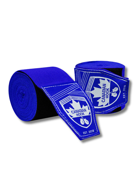 CANADIAN HOOK ELASTIC HAND WRAPS - BLUE