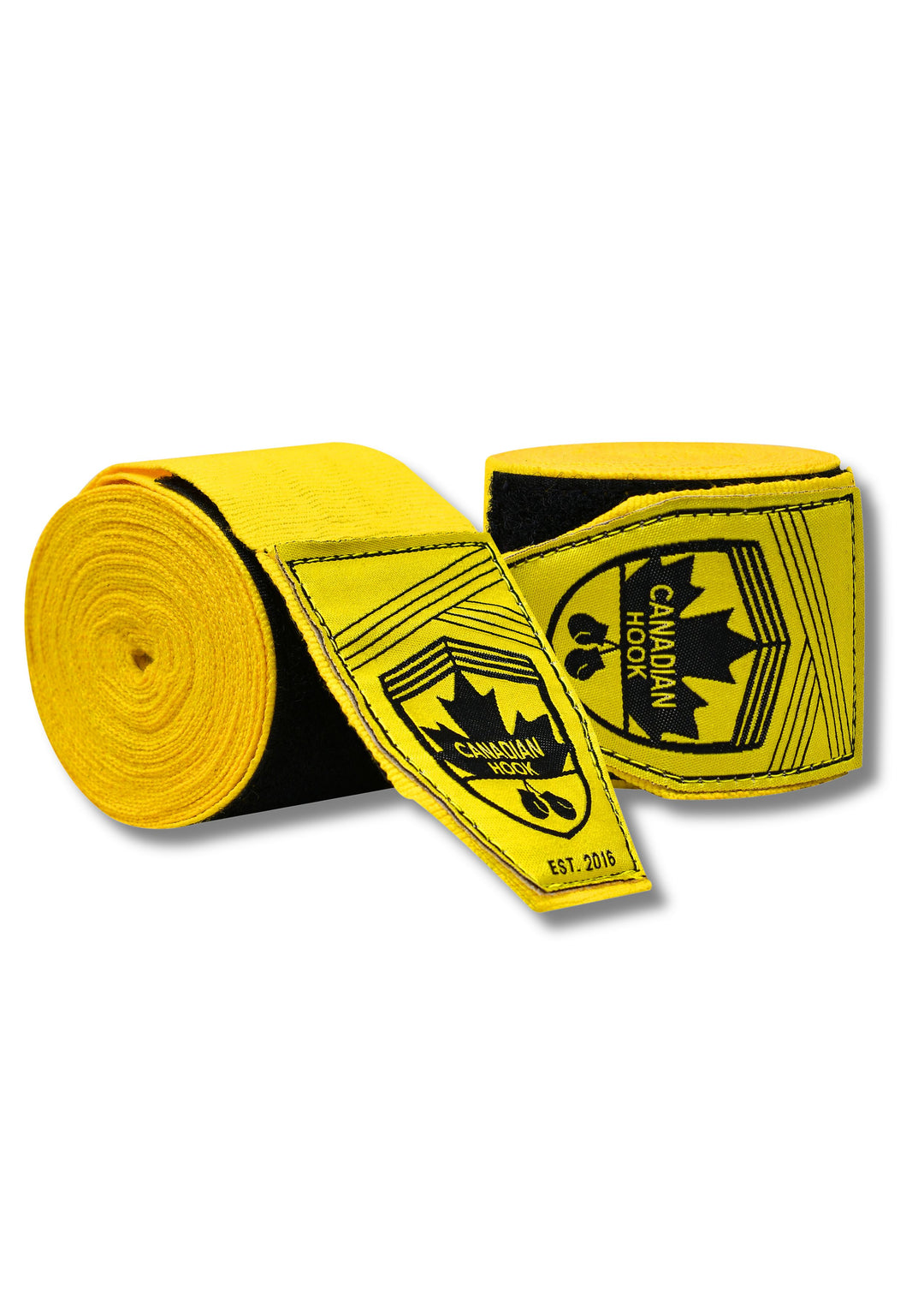 CANADIAN HOOK ELASTIC HAND WRAPS - YELLOW