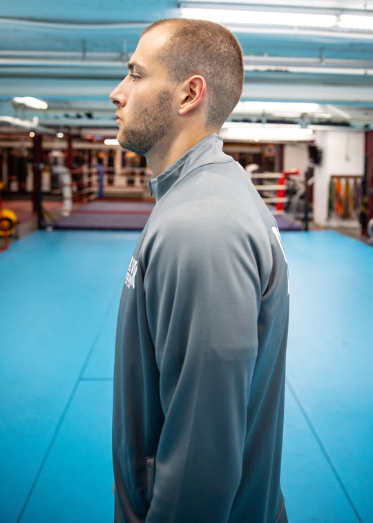 BEAVER BOXING TRACKSUIT TOP - Grey