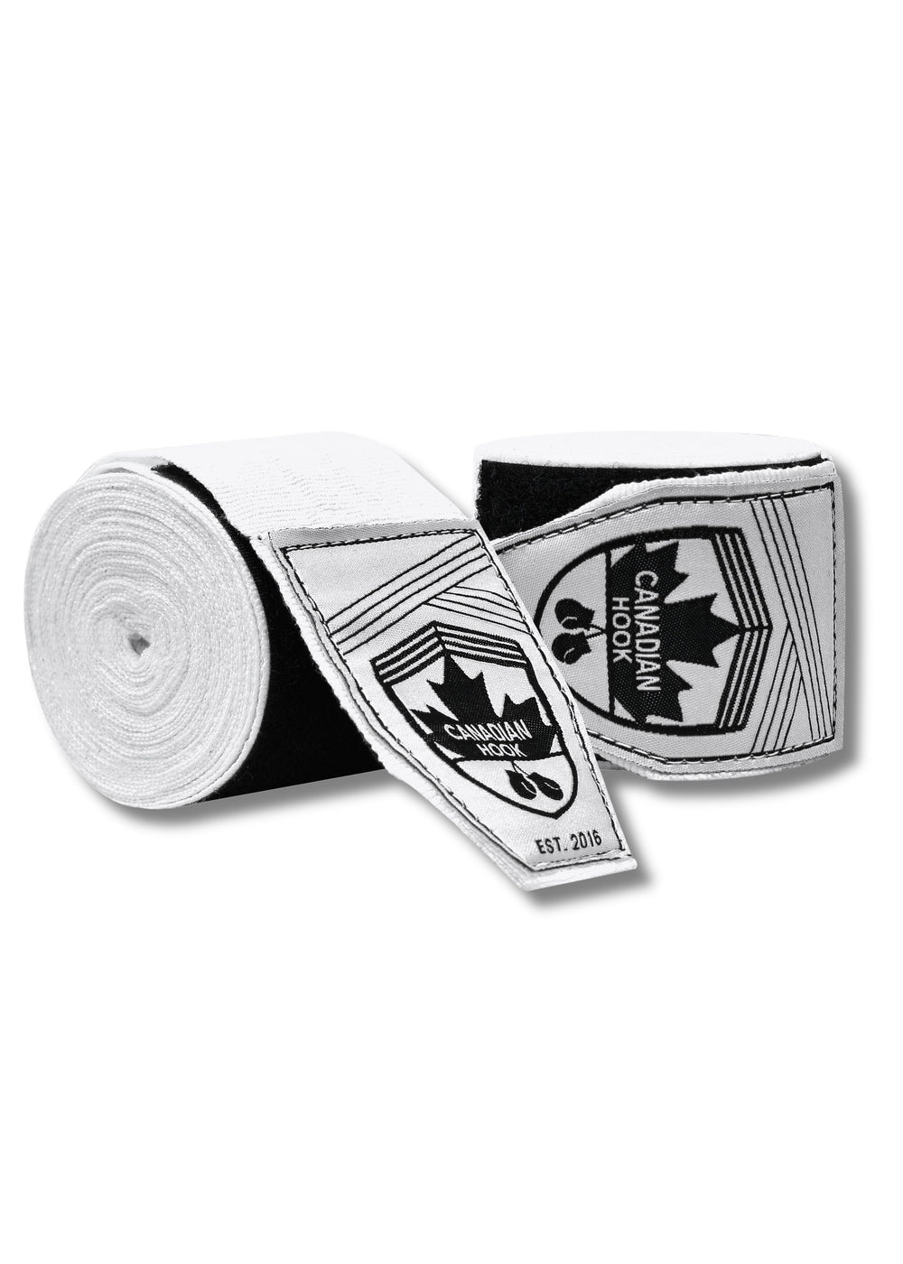 CANADIAN HOOK ELASTIC HAND WRAPS - WHITE