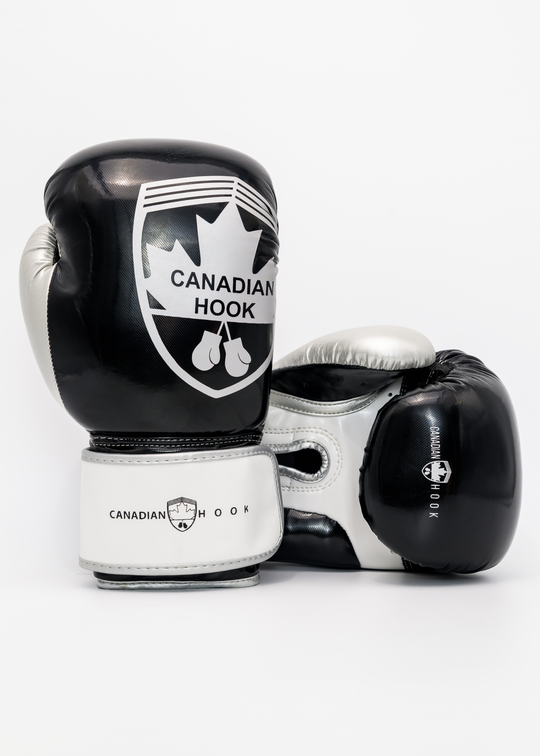 G2000 BOXING GLOVES - BLACK/SILVE/WHITE