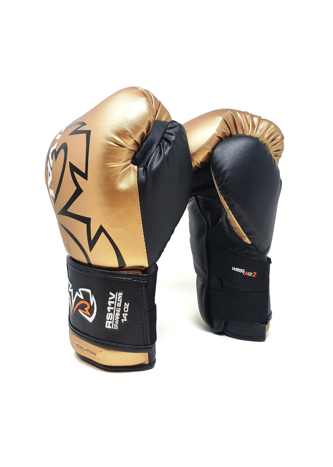 RIVAL RS11V EVOLUTION SPARRING GLOVES - Gold