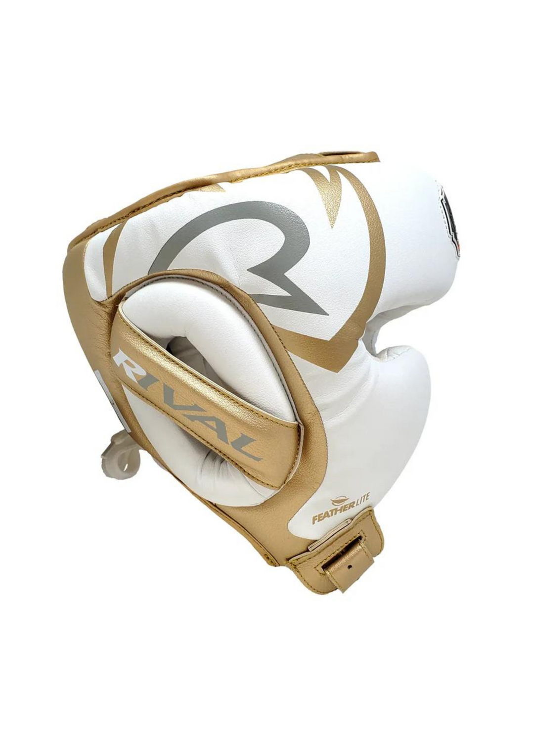 RIVAL RHG100 PROFESSIONAL HEADGEAR - White/Gold