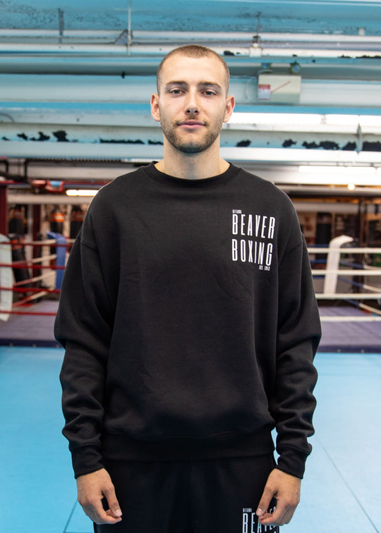 BEAVER BOXING SWEATSHIRT CREW NECK
