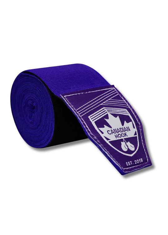 CANADIAN HOOK ELASTIC HAND WRAPS - PURPLE