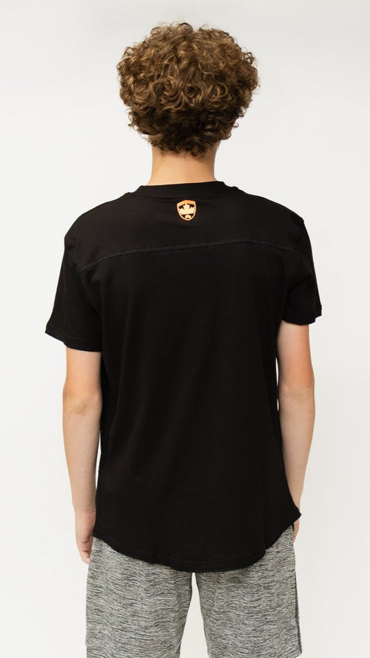 Beaver Boxing T-Shirt ( Orange Graphic )