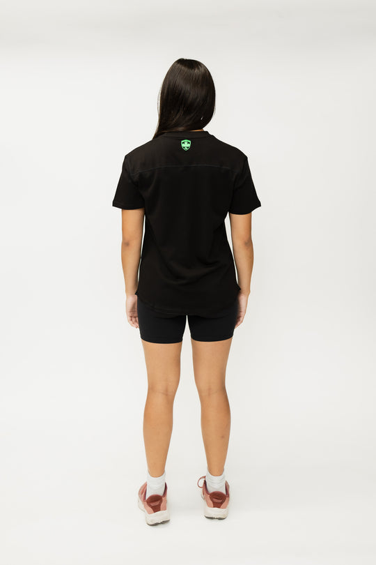 Beaver Boxing T-Shirt ( Green Graphic )