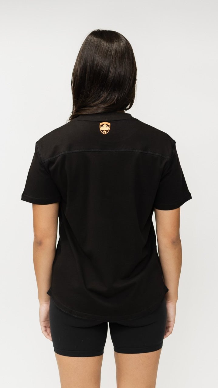 Beaver Boxing T-Shirt ( Orange Graphic )