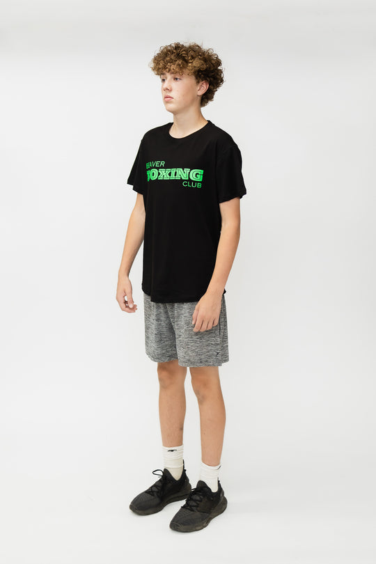 Beaver Boxing T-Shirt ( Green Graphic )