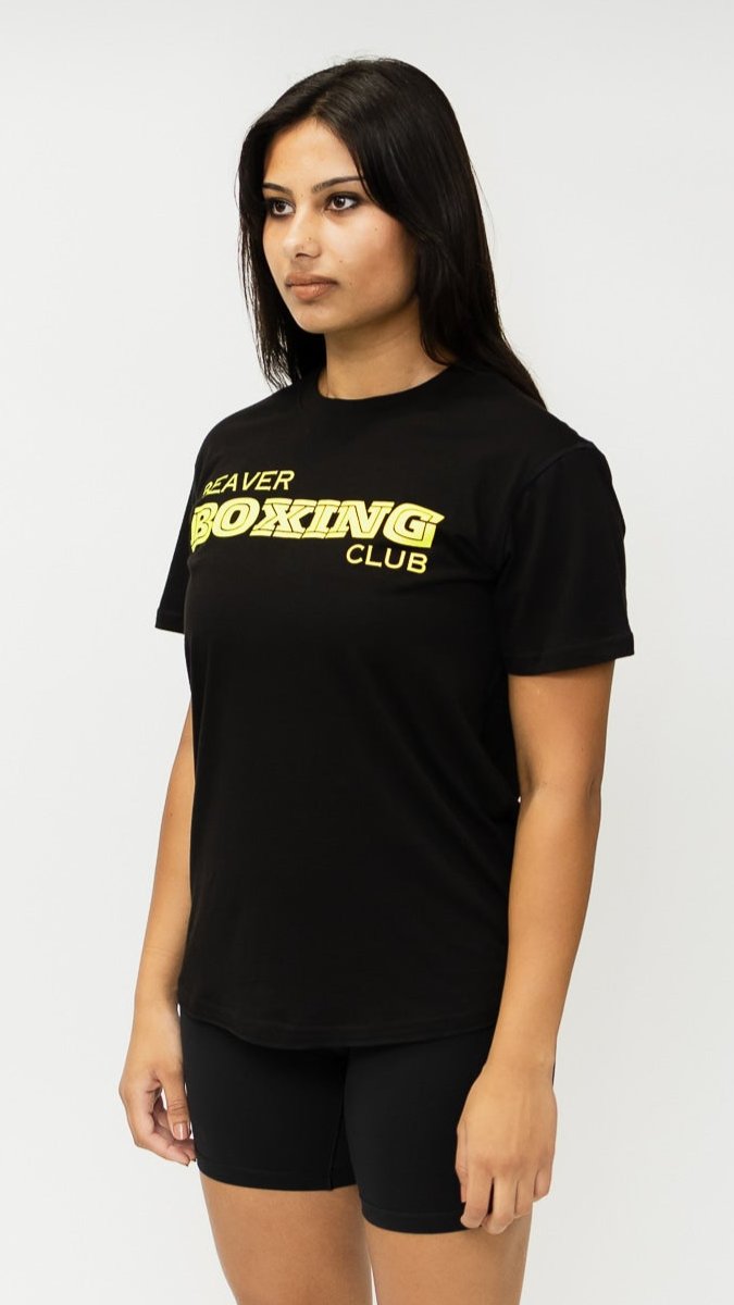 Beaver Boxing T-Shirt ( Lime Graphic )