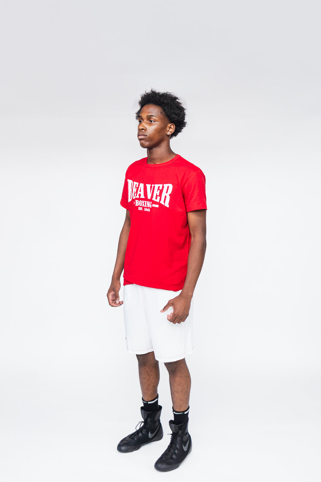 Beaver Boxing T-Shirt EST. 1943- Red