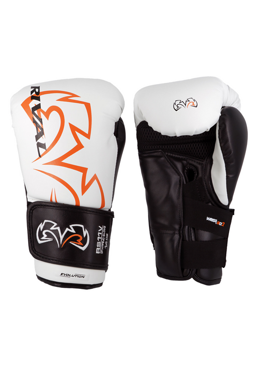 RIVAL RS11V EVOLUTION SPARRING GLOVES - White/Black