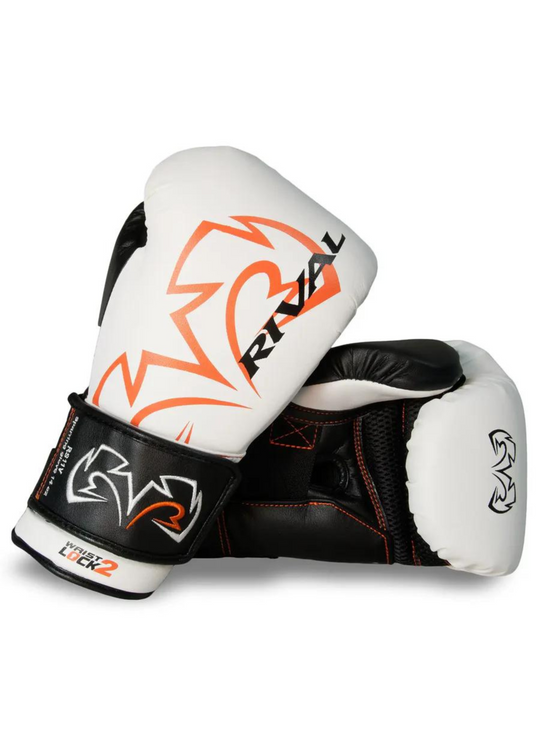 RIVAL RS11V EVOLUTION SPARRING GLOVES - White/Black