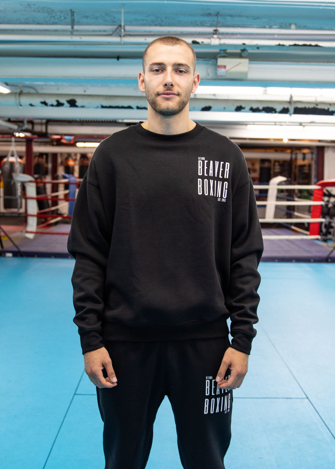 BEAVER BOXING SWEATSHIRT CREW NECK