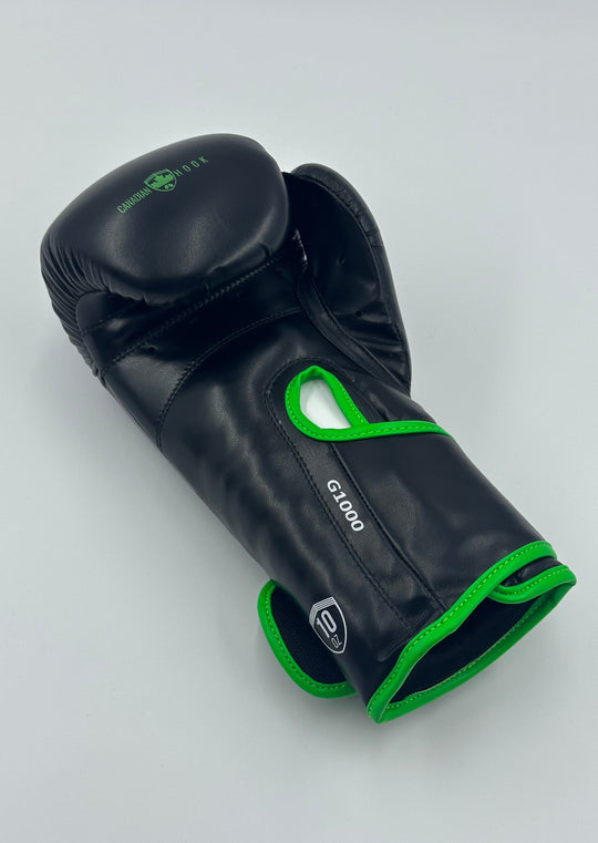 G1000 BOXING GLOVES - BLACK/GREEN