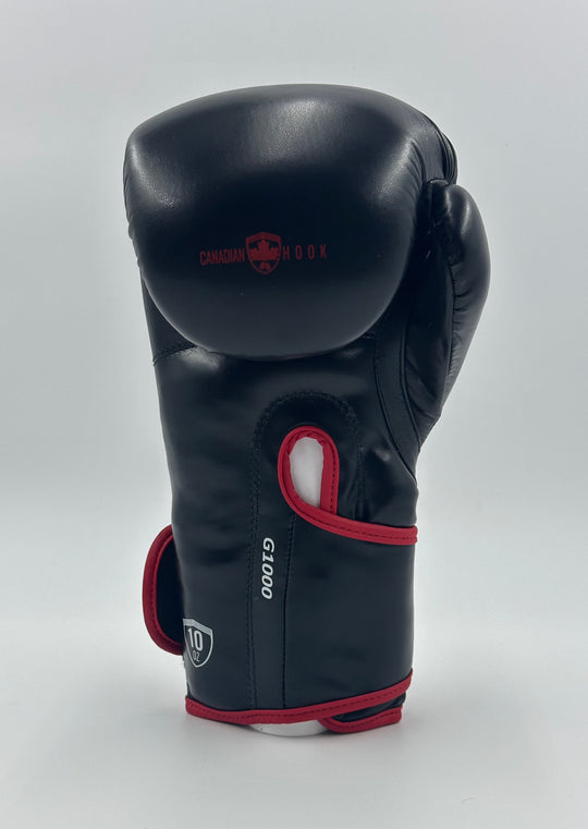 G1000 BOXING GLOVES - BLACK/RED