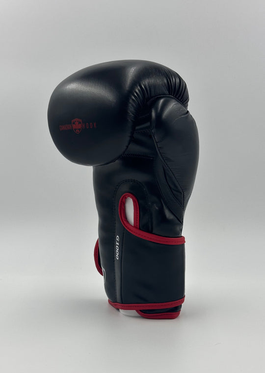 G1000 BOXING GLOVES - BLACK/RED