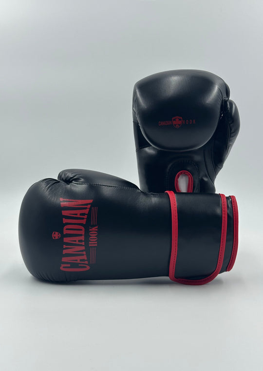 G1000 BOXING GLOVES - BLACK/RED