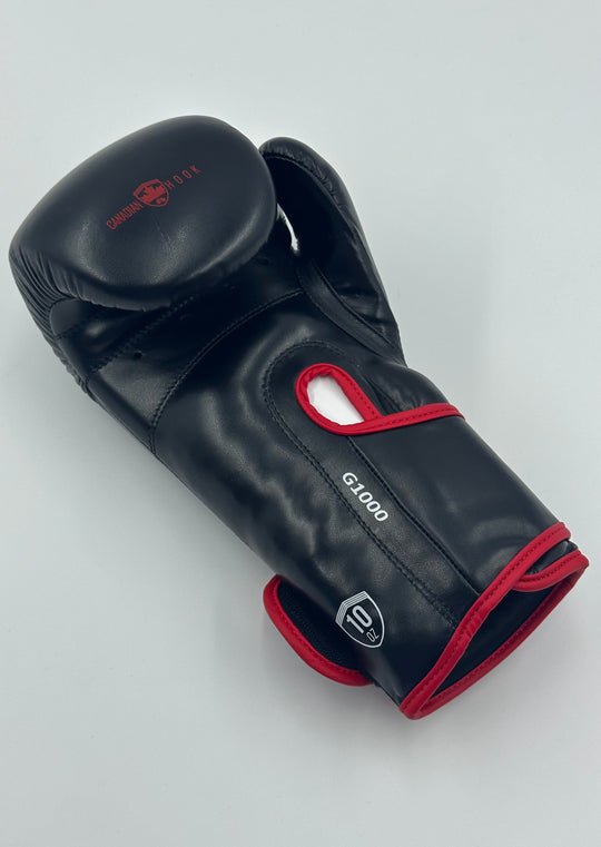 G1000 BOXING GLOVES - BLACK/RED