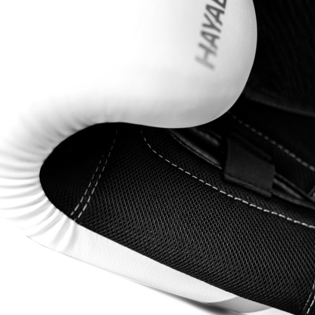 Hayabusa E1 Boxing Gloves - White/Silver