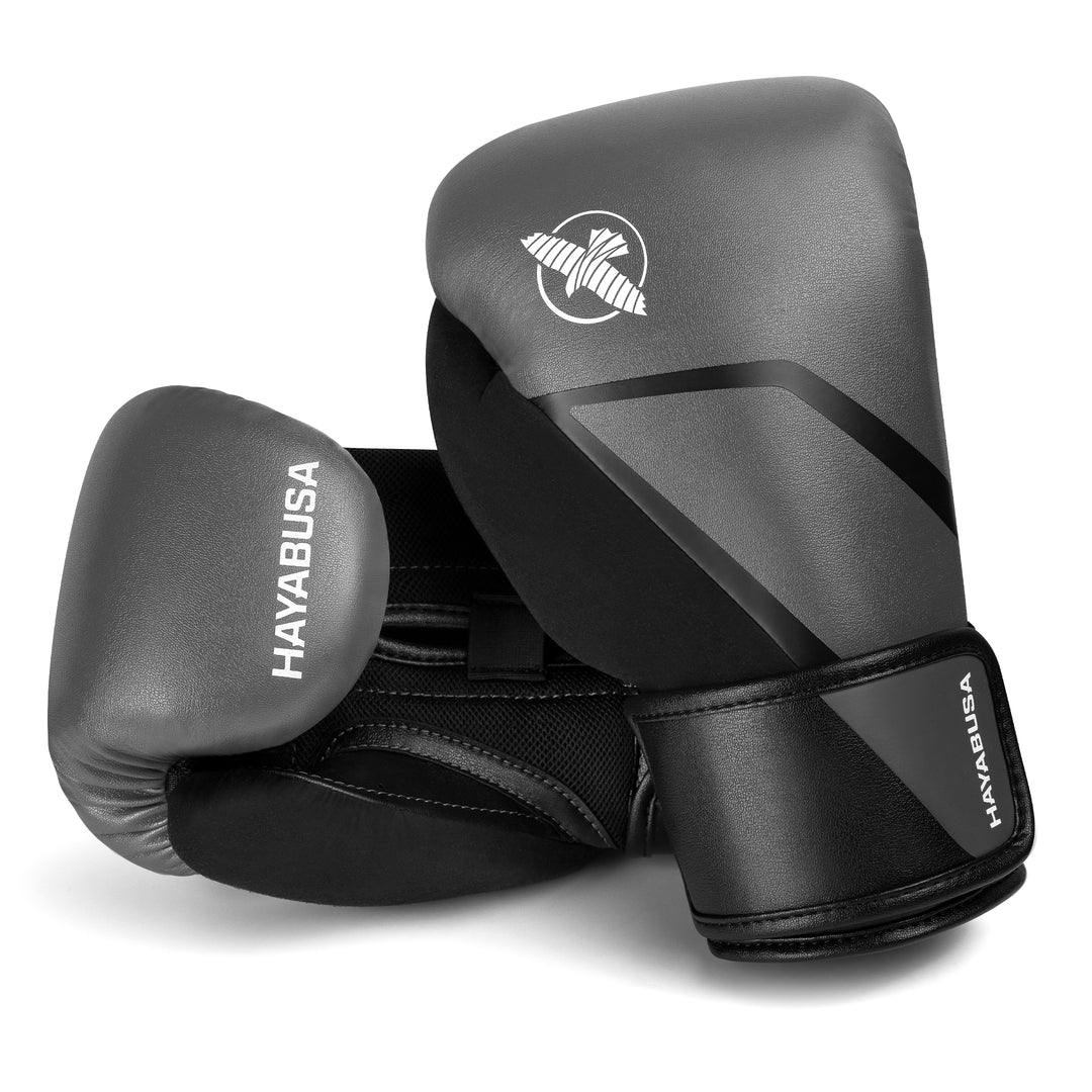 Hayabusa E1 Boxing Gloves - Black / Grey