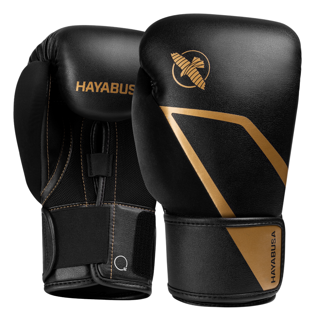 Hayabusa E1 Boxing Gloves - Black / Gold