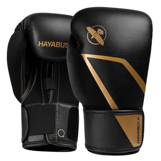 Hayabusa E1 Boxing Gloves - Black / Gold