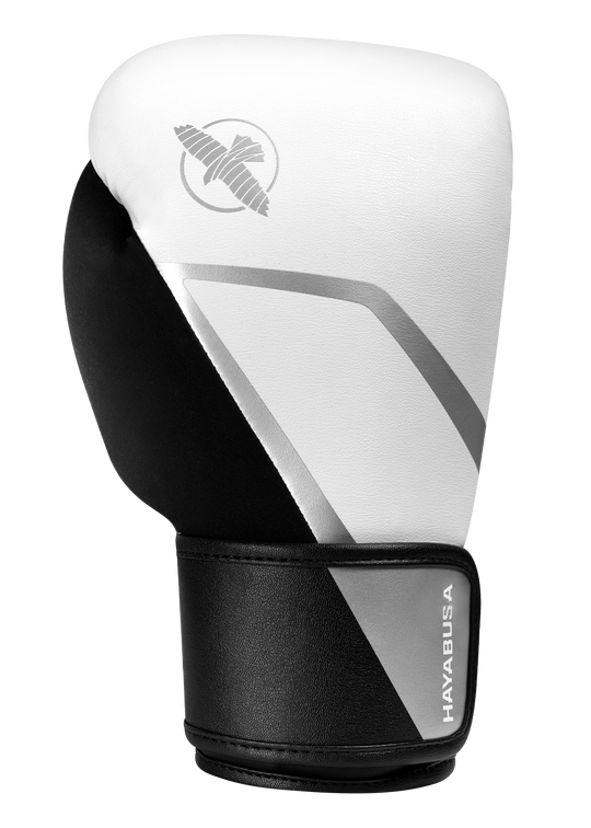 Hayabusa E1 Boxing Gloves - White/Silver