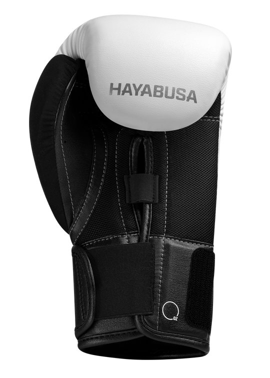Hayabusa E1 Boxing Gloves - White/Silver