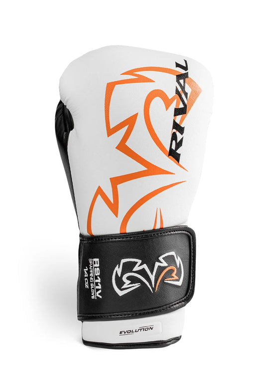 RIVAL RS11V EVOLUTION SPARRING GLOVES - White/Black