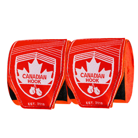 CANADIAN HOOK ELASTIC HAND WRAPS - RED