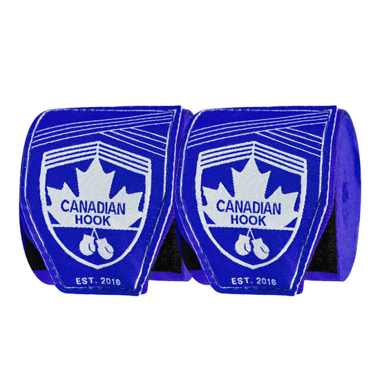 CANADIAN HOOK ELASTIC HAND WRAPS - BLUE