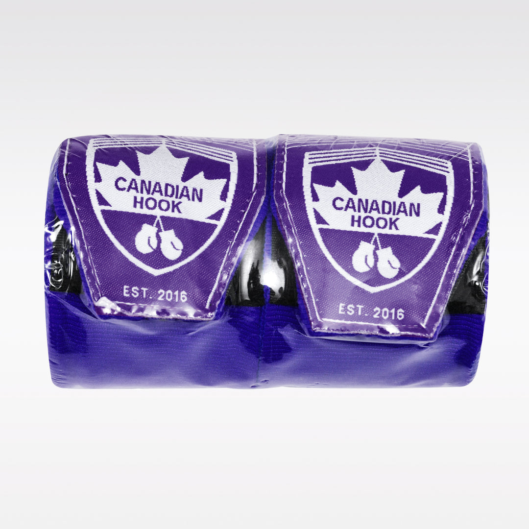 CANADIAN HOOK ELASTIC HAND WRAPS - PURPLE