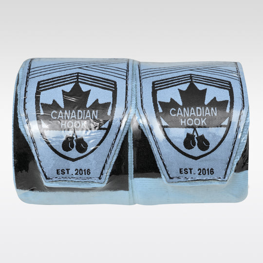 CANADIAN HOOK ELASTIC HAND WRAPS - BABY BLUE