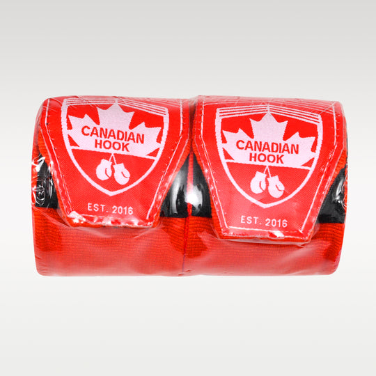 CANADIAN HOOK ELASTIC HAND WRAPS - RED