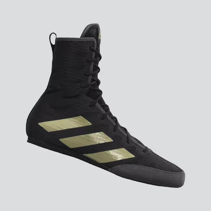ADIDAS BOX HOG 4 BOOTS - BLACK / GOLD METALLIC