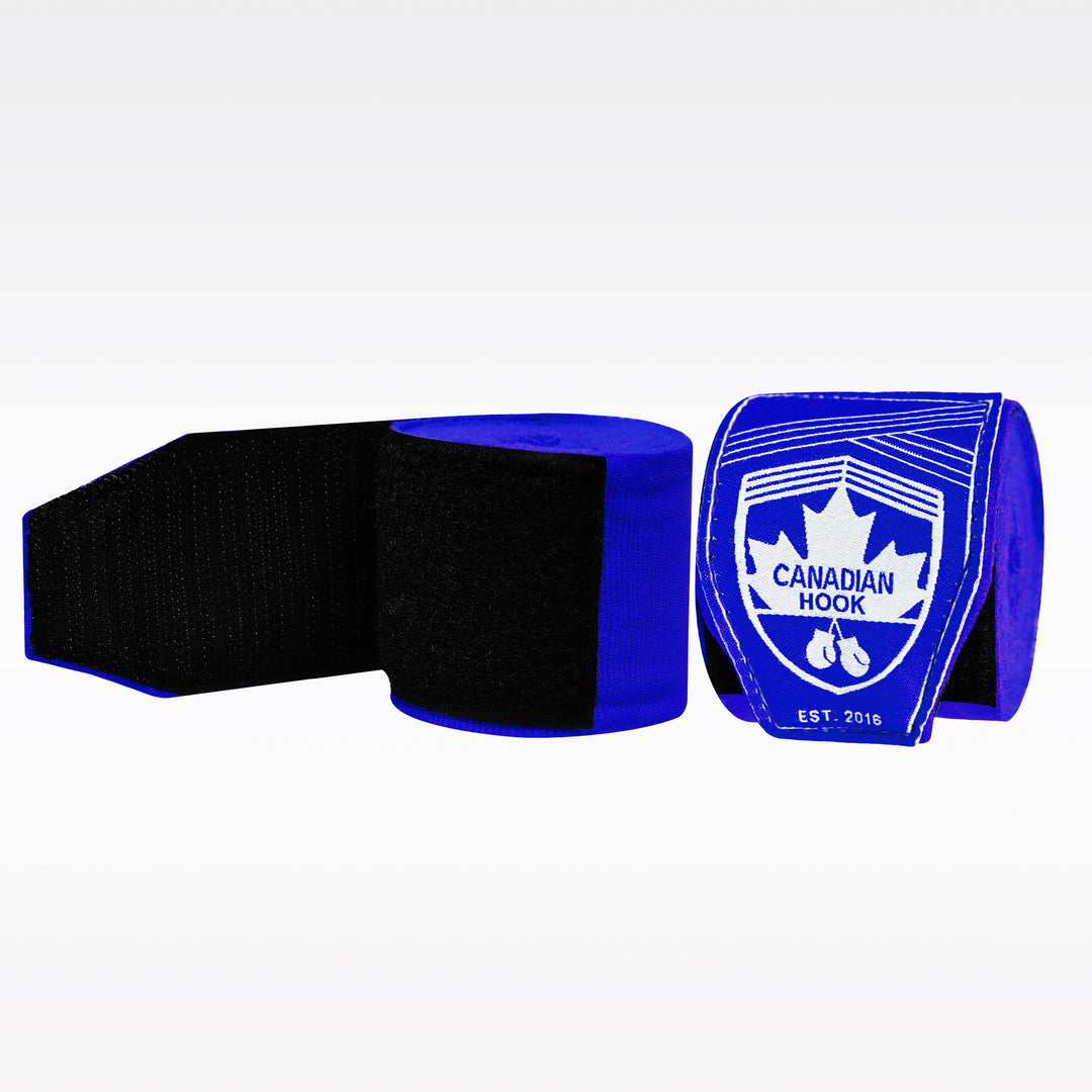 CANADIAN HOOK ELASTIC HAND WRAPS - BLUE