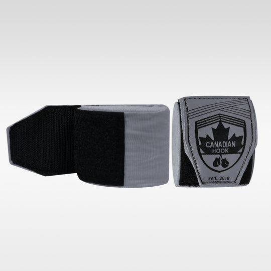 CANADIAN HOOK ELASTIC HAND WRAPS - GREY