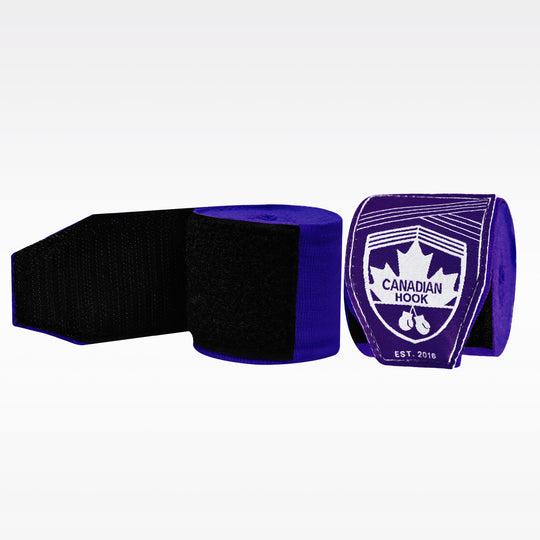 CANADIAN HOOK ELASTIC HAND WRAPS - PURPLE