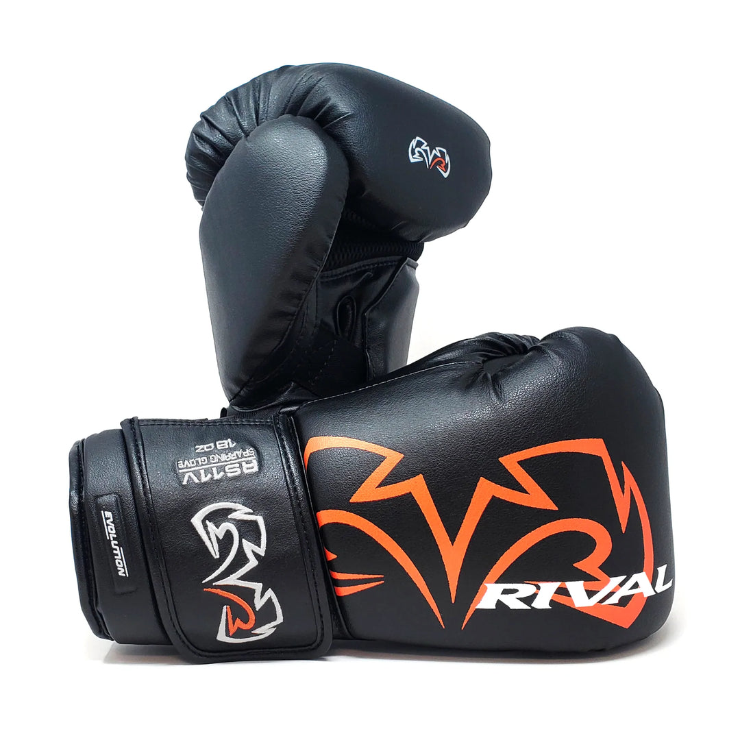 RIVAL RS11V EVOLUTION SPARRING GLOVES - Black