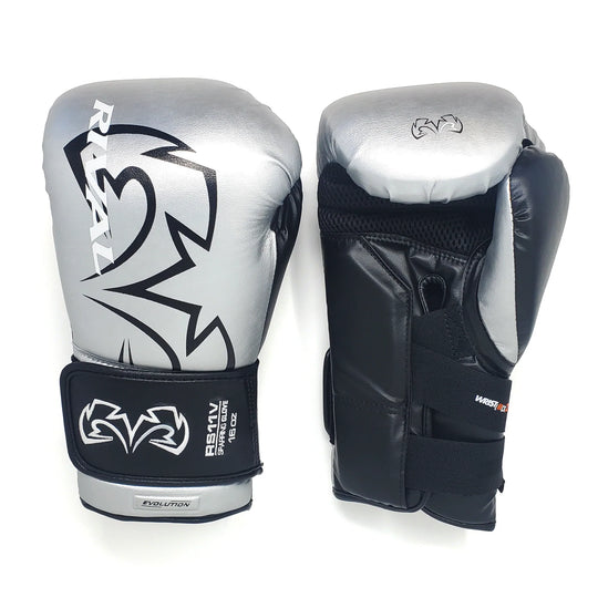 RIVAL RS11V EVOLUTION SPARRING GLOVES - Silver