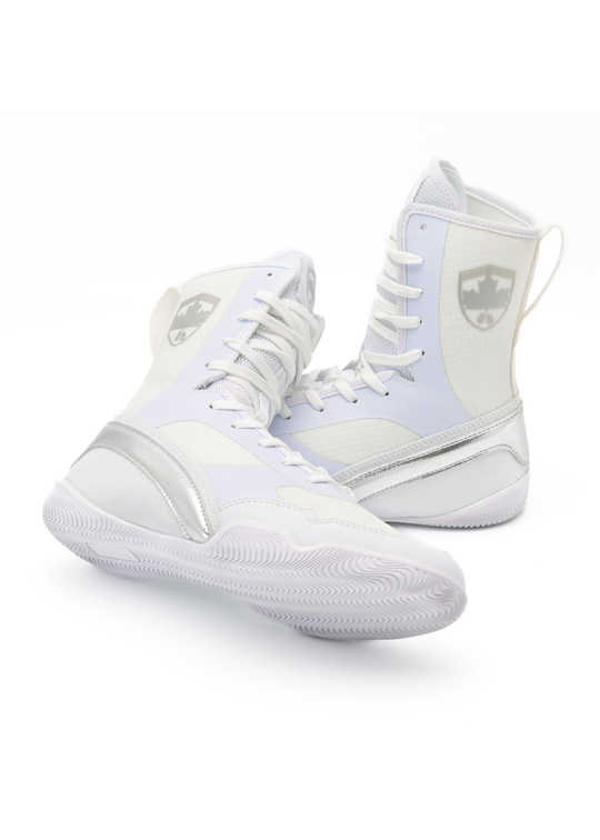 TYRANT BOXING SHOES - White/Silver