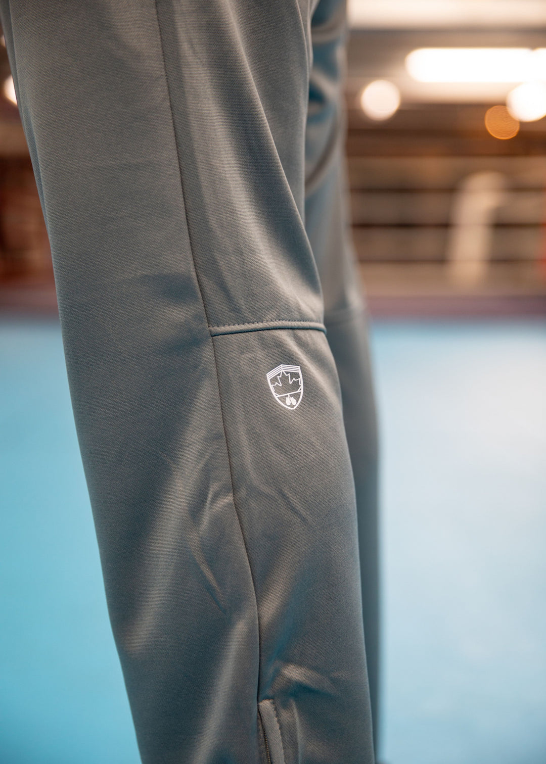 BEAVER BOXING TRACKSUIT BOTTOMS - Grey
