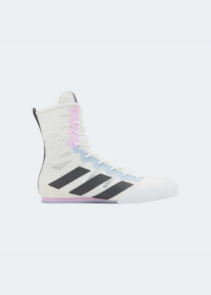 ADIDAS BOX HOG 4 BOXING BOOTS WHITE LILAC Canadian Hook