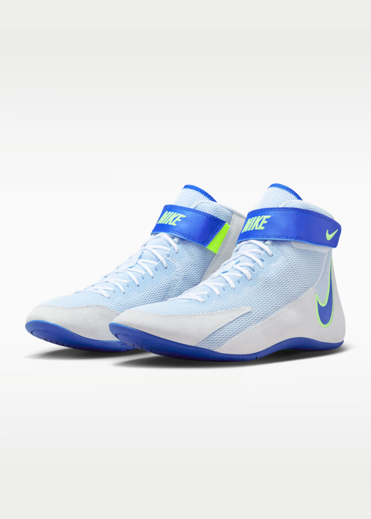 Nike Speedsweep VIII Wrestling Shoes - 400-Blue-Tint/Hyper Royal-Lime/Blast-White