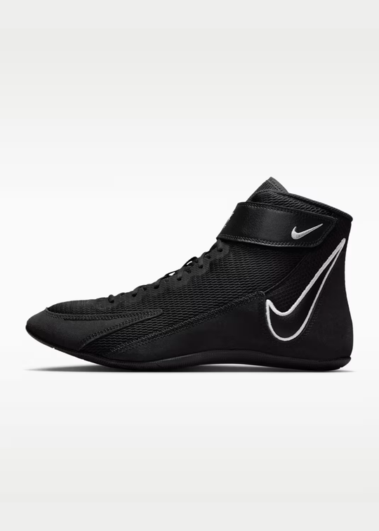 Nike Speedsweep VIII Wrestling Shoes - 001-Black/White-Black/Wolf Grey