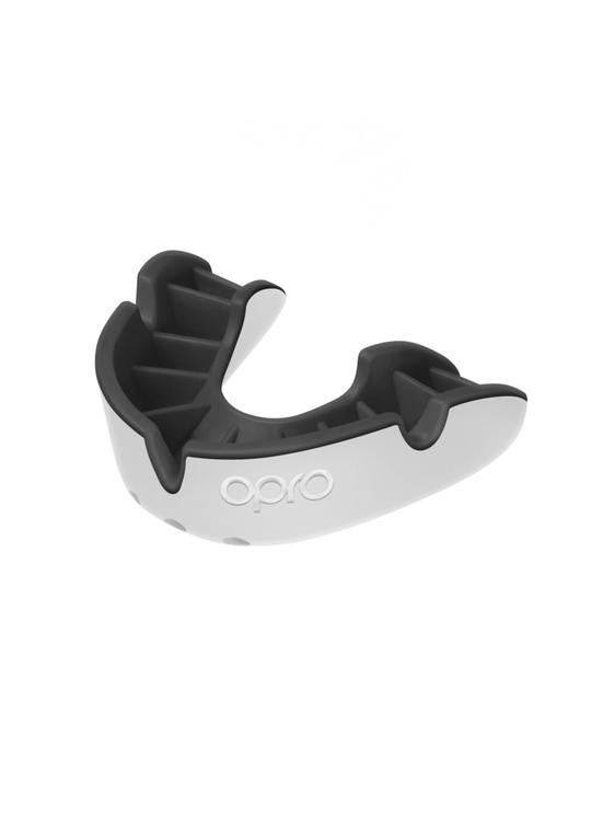 OPRO Silver Level Mouthguard - White/Black