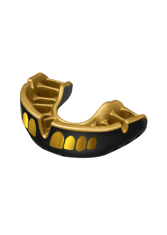 OPRO Gold Level Grillz Mouthguard - Black/Gold