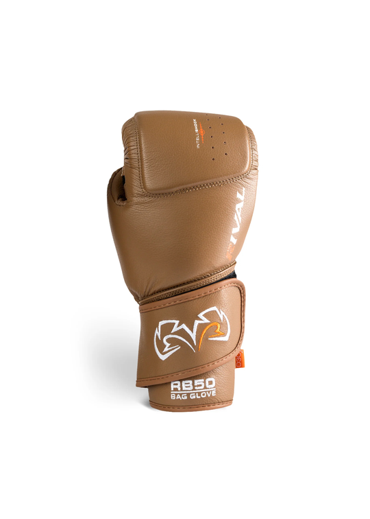 Rival RB50 Intelli-Shock Compact Bag Gloves - Brown