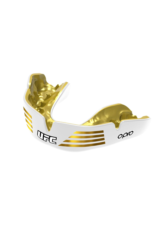 Instant Custom-Fit UFC Mouthguard - White/Gold